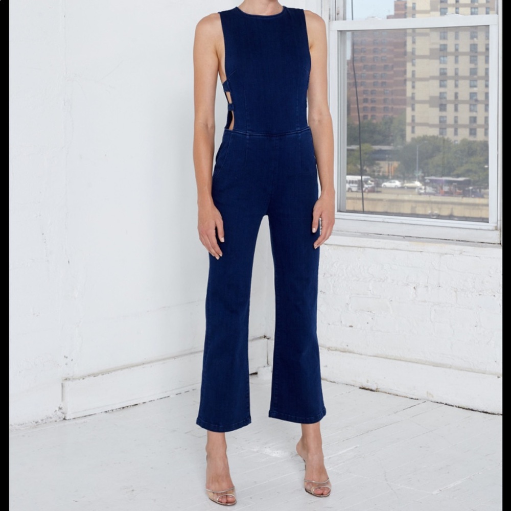 3x1 Denim Tabby Cutout Jumpsuit